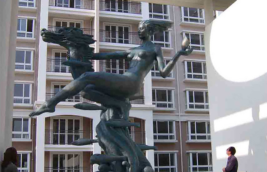 上(shàng)海(hǎi)盛帆傑座主題雕塑