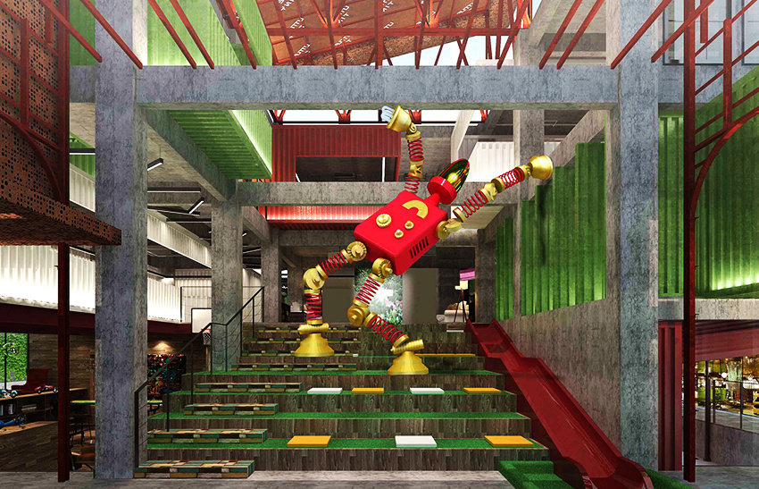 優族創意園情景系列雕塑